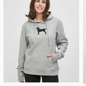 The Black Dog Ladies Classic Hoodie Sweatshirt Size Medium